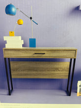 Mixed Material Writing Desk Gray, Room Essentials! (NEW IN BOX)