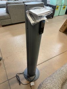 Lasko Xtra Air 48 in. 12-Speed Smart Tower Fan in Gray w/ DC Motor, Works w/ Alexa, Google, Whisper Quiet, Remote, 12 in. Dia!! NEW AND ASSEMBLED!!