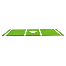 VEVOR Baseball Softball Hitting Batting Mat, 10' x 3.8' Indoor/Outdoor Softball Mat, Lined & Foam Backing Anti-Slip Anti-Fade Softball Training Aid, Portable Practice Mat with Tightening Rope, Green! (NEW IN BOX)