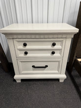 Millwood Pines Aleydis 2-Drawer Nightstand with USB - NO SHIPPING