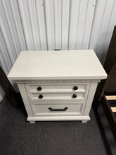 Millwood Pines Aleydis 2-Drawer Nightstand with USB - NO SHIPPING