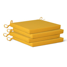 Patio Dining Chair Cushion, 16” x 17” (Set of 8) - Yellow! - NO SHIPPING!