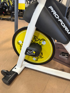 ProForm Tour de France CBC Studio Cycle, White! NEW & ASSEMBLED - SCRATCHED)