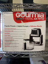 Gourmia 7-Qt. Fry ‘N Fold Digital Air Fryer with 10 Presets & Guided Cooking - Black: Stainless Steel, 1500W, Dishwasher-Safe!! NEW IN BOX!!