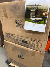 Set of 4 Metal Bar Height Outdoor Dining Rattan Bistro Chairs with Gray Cushions! (NEW IN BOXES - CHAIRS ONLY)