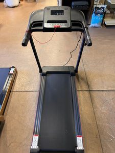 Voice Control Treadmill Folding Treadmills Electric Running Machine Motorized with Bluetooth Connectivity 7.5 MPH 12 Pre-Set Training Programs Large LCD Monitor for Home Office Gym Use! (NEW - SCRATCHED/CHIPPED)