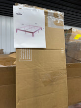 Harlow Solid Wood Platform Bed, Natural - Queen! (NEW IN BOX)