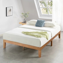 Harlow Solid Wood Platform Bed, Natural - Queen! (NEW IN BOX)