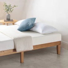 Harlow Solid Wood Platform Bed, Natural - Queen! (NEW IN BOX)