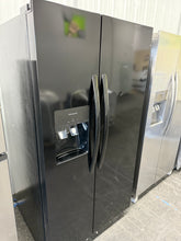 Frigidaire 36 in. 26 cu. ft. Standard Depth Side by Side Refrigerator in Black! (NEW - SCRATCH/DENT)