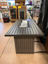 Better Homes & Gardens Harbor City Patio Fire Pit Dining Table! (NEW AND ASSEMBLED - TOP COVER IS SCRATCHED FROM SHIPPING)