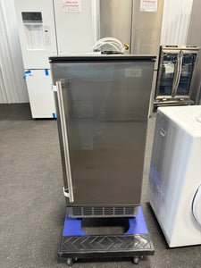 SIMZLIFE
15 in. 80 lb./24H Freestanding/Built-in Ice Maker in Stainless Steel, 24 lb. Storage Capacity, 3-Possible Ice Cube Sizes! (NEW - MAY HAVE TAPE RESIDUE FROM SHIPPING)