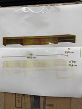 Clifford Place Grand Walnut Organizer Hutch, 59”Wide! (NEW IN BOX) - (WORKS ON DESKS & BUFFET CABINETS!)
