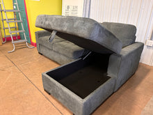 Kendale Sleeper Sofa with Storage Chaise! (NEW OUT OF BOX)