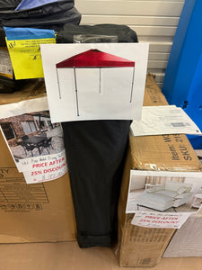 Everbilt 10 ft. x 10 ft. Red Instant Canopy Pop Up Tent!! USED, VERY CLEAN!!