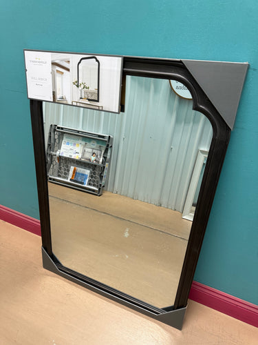 Threshold Wall Mirror Black, 30”x42”! (NEW)