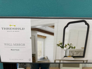 Threshold Wall Mirror Black, 30”x42”! (NEW)
