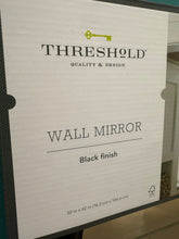 Threshold Wall Mirror Black, 30”x42”! (NEW)