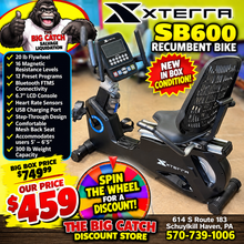 XTERRA SB600 RECUMBENT BIKE — NEW!