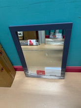 Home Decorators Collection Lincoln 22 in. W x 30 in. H Rectangular Framed Wall Mount Bathroom Vanity Mirror in Midnight Blue!! BRAND NEW!!