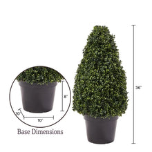 Pure Garden Artificial Boxwood Shrub – 36-Inch Indoor or Outdoor Topiary! (NEW)