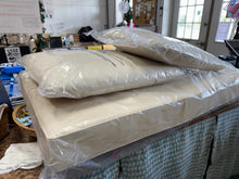 LOVE SEAT 3PC REPLACEMENT CUSHION SET! (NEW - CREAM COLOR)