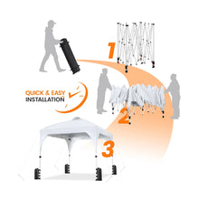 8 Ft. W X 8 Ft. D Heavy Duty Outdoor Steel Pop-Up Canopy Tent! (NEW)