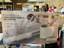 Sharper Image Handheld Vacuum with High-Speed 120W Brushless Motor, Cordless White: Portable, Bagless, HEPA Filter, Multi-Surface! (NEW IN BOX)