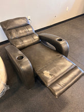 Altino Leather Power Recliner! (DEPARTMENT STORE RETURN! - HEADREST & FOOTREST HAVE WORN IN SPOTS)