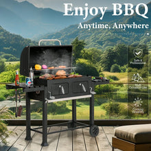 Summit Living 34'' Charcoal Grill Extra Large Portable BBQ Grill, Black! (NEW IN BOX)