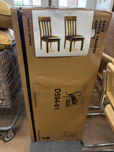 Ralene Brown Leather Upholstered Dining Chair Set of 4! (NEW IN 2 BOXES)