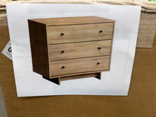 Prepac Finnley Natural Oak 3-Drawer 31 in. W Nightstand, Dresser for Bedroom Nightstand Bedside Table End Table with 3-Drawers!! NEW IN BOX!!