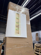 Element 80 in. White Engineered Wood 5-Shelf Standard Bookcase! (NEW IN BOX - MINOR CHIP)