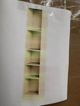 Element 80 in. White Engineered Wood 5-Shelf Standard Bookcase! (NEW IN BOX - MINOR CHIP)