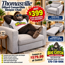 Fold out chair and a half twin bed - new- NO SHIPPING