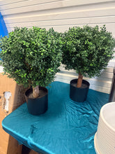 24 Inch Artificial Topiary Boxwood Ball Trees Set Of 2!! BRAND NEW!!