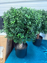 24 Inch Artificial Topiary Boxwood Ball Trees Set Of 2!! BRAND NEW!!