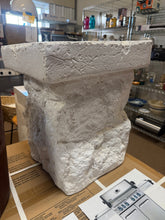 Frith Sculpted Magnesium Oxide Side Table With Organic Base!! BRAND NEW!!