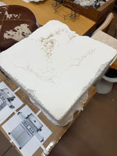 Frith Sculpted Magnesium Oxide Side Table With Organic Base!! BRAND NEW!!