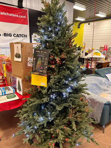 7.5’ App-Controlled Pre-Lit Twinkly LED Artificial Christmas Tree!! (NEW & ASSEMBLED!)