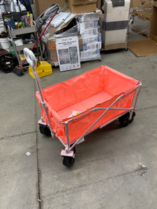 Flat-Folding Wagon without Cargo from Sun Squad- brand new - one wheel is different color