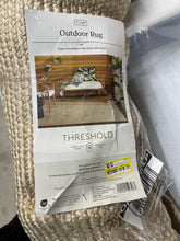 7 ft by 10 ft Woven Outdoor Rug Natural - Threshold