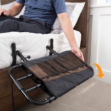 Stander EZ Adjust Bed Rail for Elderly Adults, Home Bed Railing & Assist Handle Folds Down and Extends in Length**New in box**