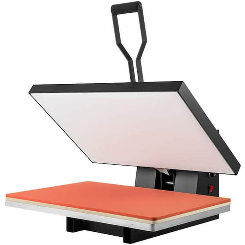 VEVOR
Heat Press Machine 16 in. x 24 in. Clamshell Sublimation Transfer Printer Teflon Coated Silicone Sponge Powerpress- used