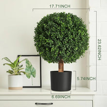 24 Inch Artificial Topiary Boxwood Ball Trees Set Of 2!! BRAND NEW!!