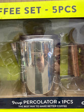 Alpine Mountain Gear Stainless Steel Coffee Mugs Set for Home Outdoor 5 Pcs! (NEW IN BOX)