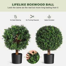 24 Inch Artificial Topiary Boxwood Ball Trees Set Of 2!! BRAND NEW!!