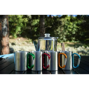 Alpine Mountain Gear Stainless Steel Coffee Mugs Set for Home Outdoor 5 Pcs! (NEW IN BOX)