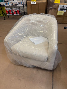 Better Homes & Gardens Bradford Wooden Base Modern Swivel Chair, Linen!! BRAND NEW!!