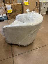 Better Homes & Gardens Bradford Wooden Base Modern Swivel Chair, Linen!! BRAND NEW!!